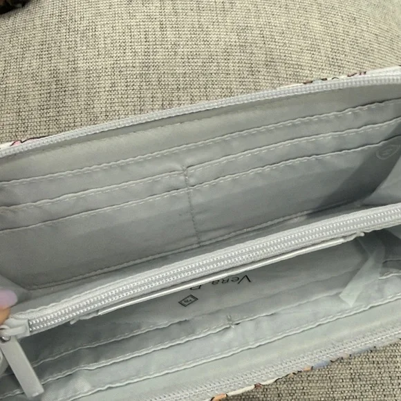 Vera Bradley Floral Wallet - Pink, Blue, Cream - Picture 4 of 5